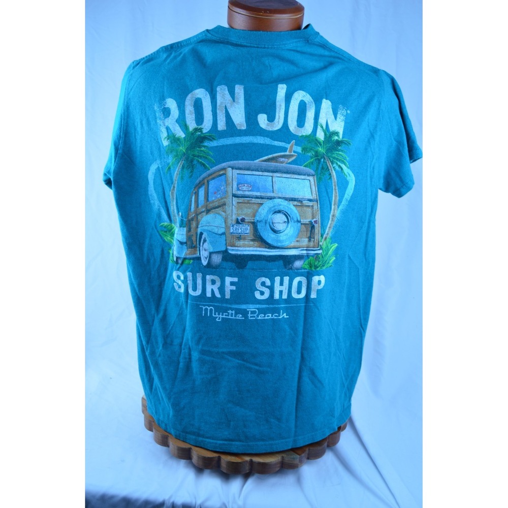 Ron Jon Surf Shop Myrtle Beach Shirt Teal - Size Medium